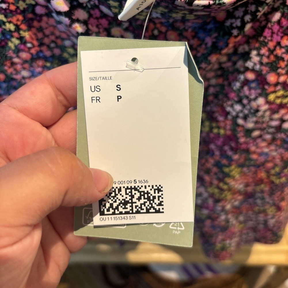 Colorful Floral Print Biker Shorts - Picture 2 of 2